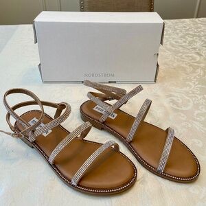 Size 6.5 Steve Madden Rhinestone Strappy Sandal